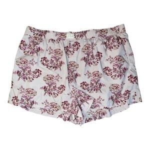 J. Crew Purple Floral Print Shorts